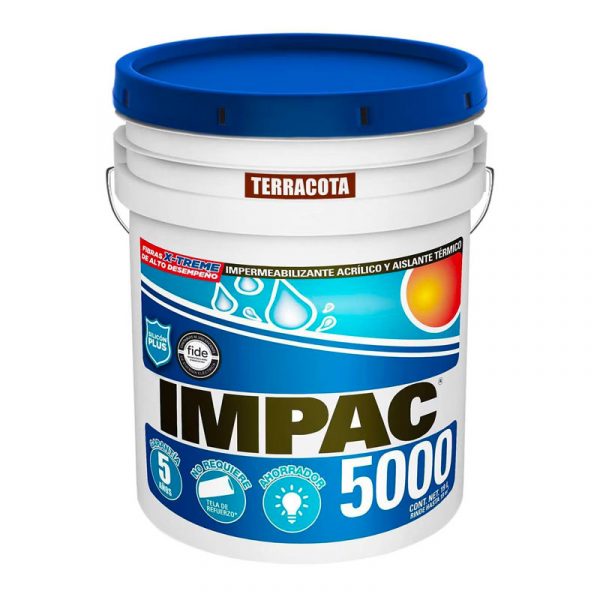IMPAC 5000 Impermeabilizante Terracota Cub. 19L